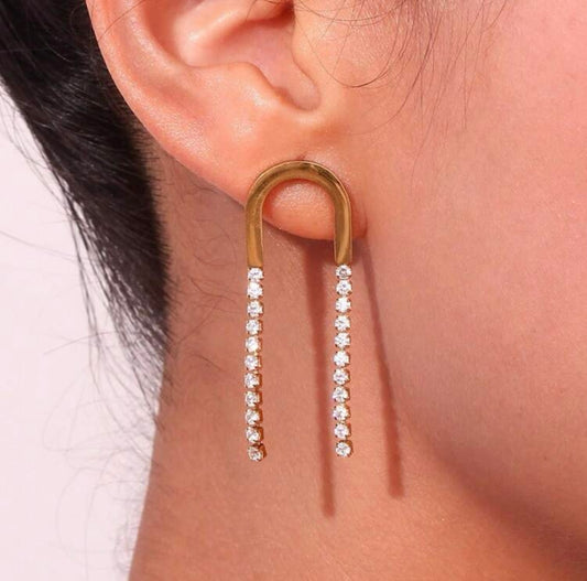 Mima Gold Earrings